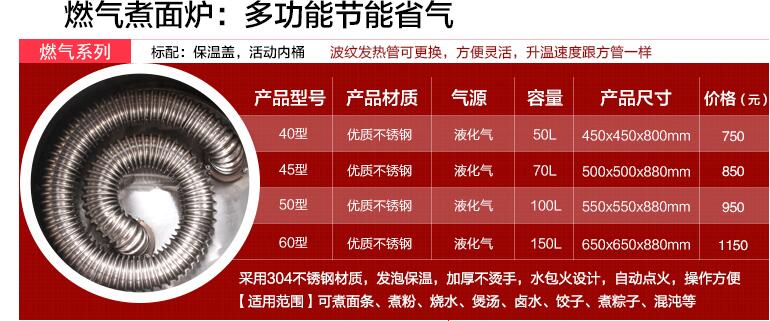 燃氣節能煮麵爐、多功能煮麵爐